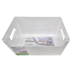 KEYWAY 聯府 來可PET開放式罝物盒 KS-620 260 x 170 x 137mm 3.5L, 白色, 1個