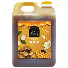 泰森蜜 純蜜系列 龍眼蜜 大容量 天然純正 口感香醇濃郁, 3kg, 1桶