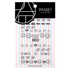 PASSET 美甲貼 德國產膠水 優異黏著力 德國墨水網印, ART68, 1包