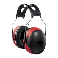 3M 專業級降噪耳罩 90565-4DC-PS 黑色 + 紅色, 1入, 1個