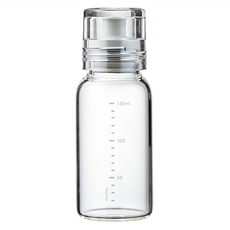HARIO 好璃奧 斯利姆白色調味瓶 DBSN-150-PGR, 150ml, 1個