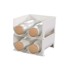 Easy Ssok 瓶罐收納架 白色, 20 x 20 x 10cm, 2個