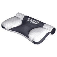 J-bedtime 床寢時光 反牽引護頸枕, 黑白搭, 1個