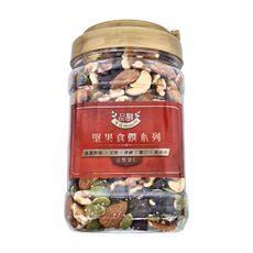 品鮮生活 綜合堅果 六皇食饌桶裝, 450g, 1桶
