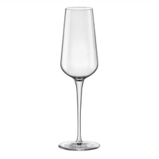 Bormioli Rocco inAlto UNO Flute香檳杯 強化無鉛水晶 280ml 義大利製, 1組