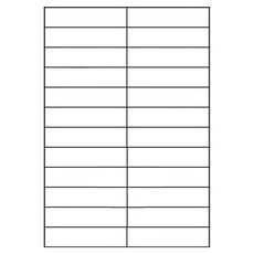 鶴屋 A4三用電腦標籤 111號 B25105 105 x 24.8mm, 24格, 105張