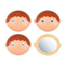 K's Kids 奇智奇思 我是誰魔法鏡, 透過照鏡子來認識自己, 認識不同的情緒表達, 透過轉動的眼珠學習觀察, 尺寸14x11cm, 適用年齡6個月以上, 1個