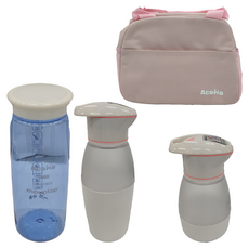 AcoMo PS III 第三代90秒紫外線專業殺菌器粉旅3件組, PS3-P, 粉色