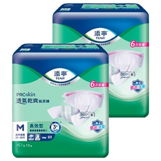TENA 添寧 透氣乾爽紙尿褲 長效型, M, 11片, 2包