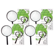 百貨King 高級放大鏡，鏡面10cm, 4支