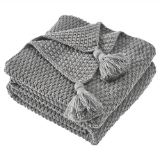 經典北歐風流蘇針織空調被 親膚舒適 四季皆宜