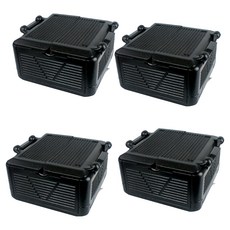 TOP&TOP 超輕量霸王折疊保溫箱 中型 4個, 24L, 黑色