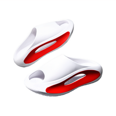 bebehome 舒適厚底時尚外出拖鞋 EVA材質, 40~41, 白紅