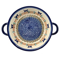 VENA 柵欄藍貓系列 雙耳烤盤 26 x 20 x 5cm, 柵欄藍貓, 1個