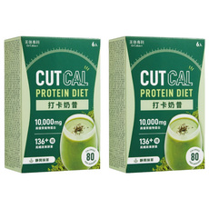 Dr.Calorie 美体專科 打卡奶昔 高纖控卡 10000mg 優質蛋白 靜岡抹茶, 6包, 20g, 2盒