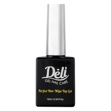 Deli Beauty Perfect 免清上層美甲凝膠, 10ml, 透明, 1瓶