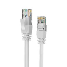 DTAudio 網路線 ADSL/路由器網路/乙太網路線 金屬接頭 RJ45 Cat.6, 50cm, 1條, 白色