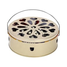 小麥購物 不鏽鋼蚊香盒 把手款 Y096, 金色