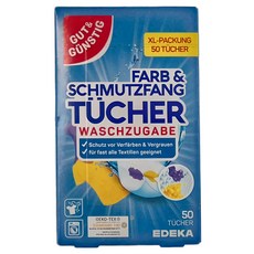 GUT&GUNSTIG 洗衣防染吸色紙 50張 XL加量版, 1盒