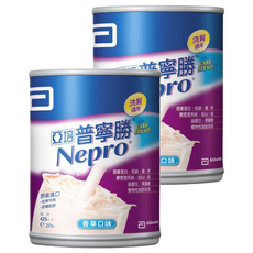 Abbott 亞培 Nepro 普寧勝 Carb Steady配方 洗腎腎臟病患專用營養品 香草口味, 237ml, 2罐