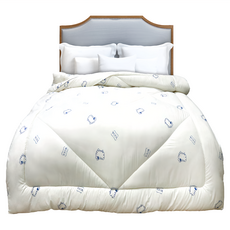 INDIAN 印地安 貴族100%純羊毛冬被, 1個, 白色