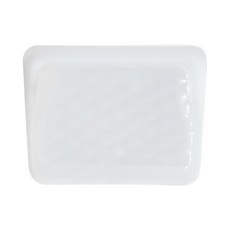 stasher 美妝收納矽膠密封袋 站站, 828ml, 白色, 19 x 17.5 x 5.8cm