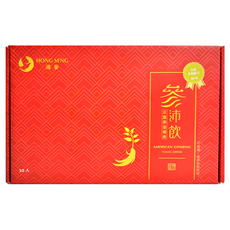 HONG SENG 鴻參 參沛飲滋補禮盒 Set, 美國威斯康辛州花旗參, 55毫升 x 10瓶, 550ml, 1盒