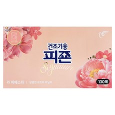 碧珍 香氛柔軟烘衣紙，130張，高濃縮花香精華，防靜電, 1盒