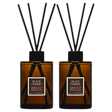 Daily Comma Amber Edition系列 擴香瓶 200ml*2瓶+擴香棒*8支, Black Cherry, 1組, 200ml