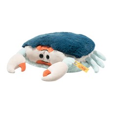Steiff 德國金耳釦泰迪熊 黃標玩偶, 22cm, Soft Cuddly Friends Curby crab 螃蟹, 1個