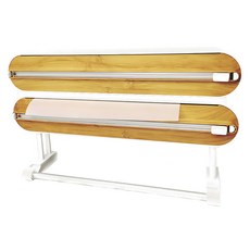 冰箱置物架 磁吸置物架 保鮮膜收納, 木紋色, 1組