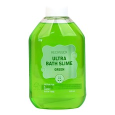 Recipe Box 泡泡史萊姆入浴劑 綠色,520ml, 兒童泡澡玩具，洗澡趣味，親子互動，韓國製造, 1瓶
