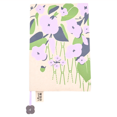 in Blooom 印花樂 25K 布書衣 Year of the Snake 棉/聚酯纖維 展開 22 x 45 cm, 晨曦紫, 1個