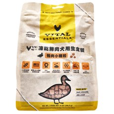 VITAL ESSENTIALS 犬用 凍乾鮮肉生食餐 小顆粒, 鴨肉, 396.9g, 1包