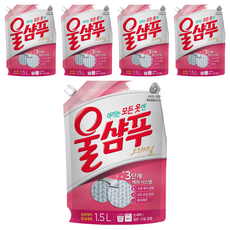 Wool Shampoo 吾香服 精緻衣物洗衣精補充包 1.5L, 5包