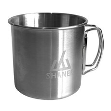SHANER 山人 基本款山人鋼杯, 1個, 銀色