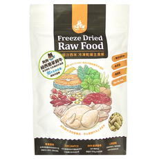 DOG CAT STAR 汪喵星球 犬用 凍乾主食餐 符合AAFCO/NRC營養標準 95%動物性成分 營養好吃方便餵食, 草飼牛肉, 80g, 1包