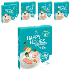 HAPPY HOURS 寶寶粥 2包 Set,蘋蘋愛小豬, 符合6個月以上嬰幼兒成長需求, 滿足營養所需, 300g, 6盒