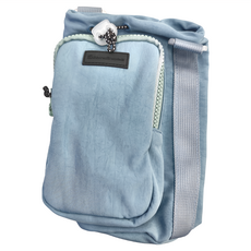 P.travel 水壺收納斜背袋, 23x10cm 防水尼龍/聚酯纖維, 藍色, 1個