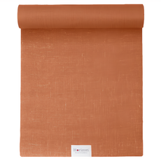 Horizon 天際線 Urban MIT 自然正確 天然橡膠瑜珈墊 附背帶- 100%可回收天然橡膠 FSC認證, 182.5 x 61 x 0.4cm, 熾炎Lava, 1個