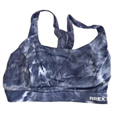AREX SPORT 加大碼歐美風渲染工字透氣網布拼接可調節背扣式抑菌運動內衣