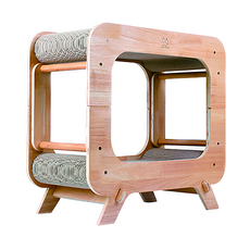 MIAOFAIRY 喵仙兒 貓咪功能抓窩, 方形電視機 棕色, 1個