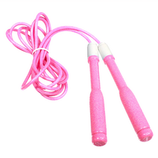 SUCCESS 成功 加長型實心跳繩 繩徑5mm 台灣製, 270cm, 粉紅, 1條