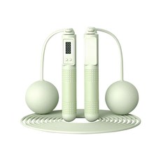 OMG 智能計數負重跳繩, 精密鋼製軸承 旋轉流暢無阻, 3m, 綠色, 1組