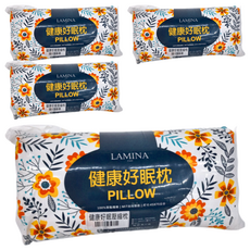 LAMINA 樂米娜 健康好眠壓縮枕, 4個, 花