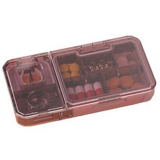 日系多功能切藥器藥盒, 304不鏽鋼刀片, 矽膠防滑, 1個