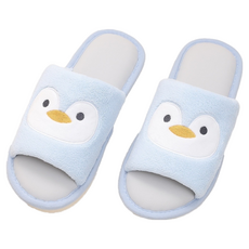可愛系列室內布拖鞋 46029, 26, 26(38/39), 企鵝藍, 1雙