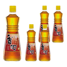 福壽實業 好味香油，精選芝麻油與大豆沙拉油調和，增添芝麻清香，涼拌與沾醬皆適宜, 543ml, 5瓶