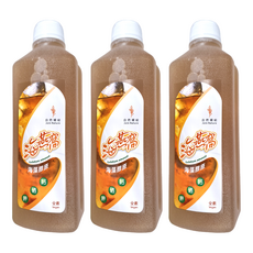 自然補給 冰糖海燕窩, 台灣東北角石花菜, 清涼解渴 豐富口感, 1000公克, 1L, 3瓶