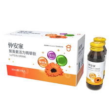 JOIN HOME 仲安家 葉黃素活力精華飲, 60ml, 10罐